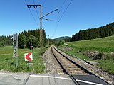 Höllentalbahn beim Jockelishof in Hinterzarten