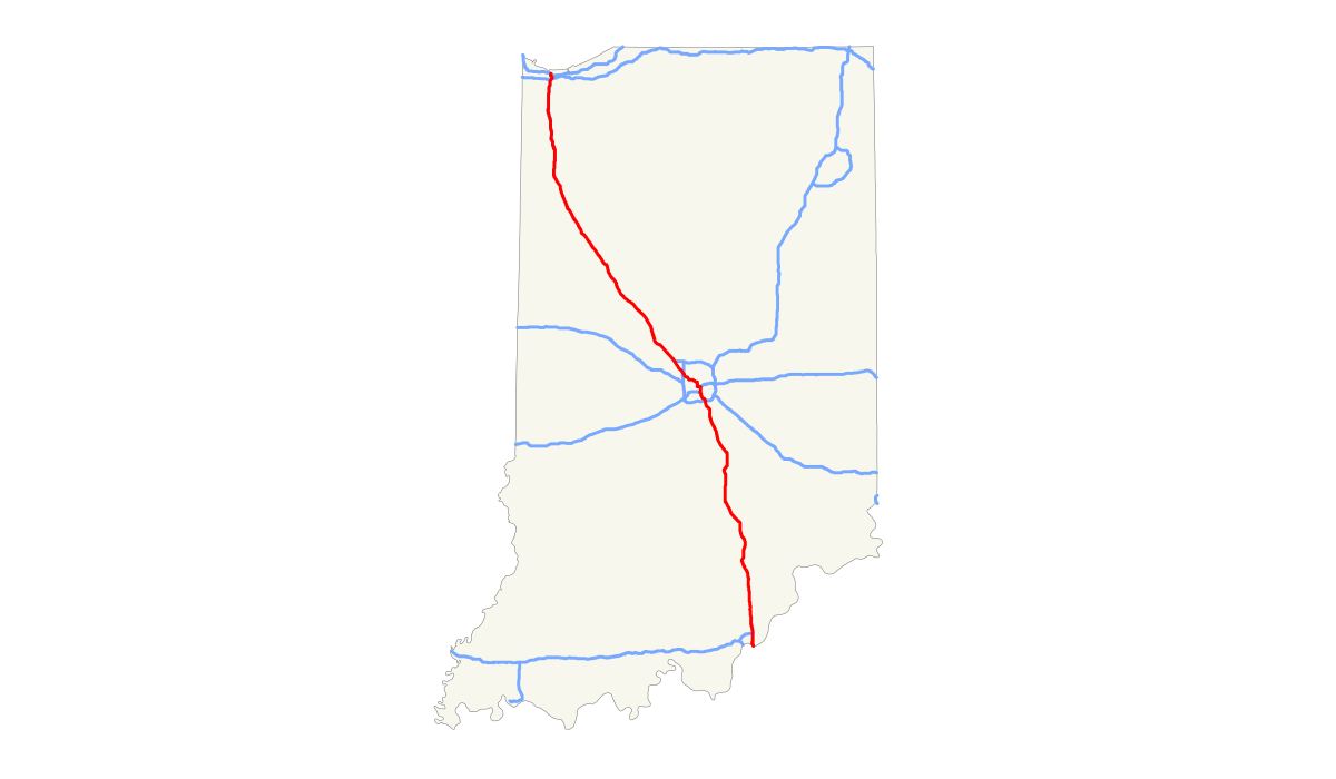 I 65 Indiana Map File:I 65 (IN) map.svg   Wikimedia Commons