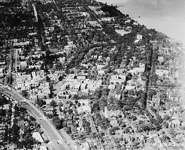 Evanston as seen in 1919