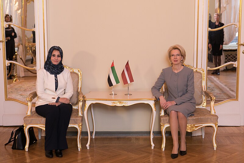 File:Ināra Mūrniece tiekas ar Apvienoto Arābu Emirātu vēstnieci.jpg
