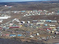 Vue aérienne d'Iqaluit