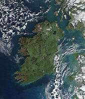 Otok Irska: Otok v severnem Atlantskem oceanu