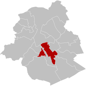 Localisation de Ixelles