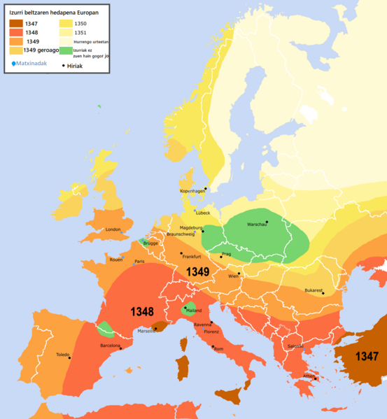 File:Izurri beltzaren hedapena Europan.png