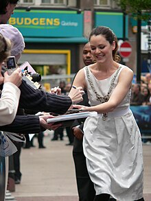 Barrett at the premiere of Poseidon, 2006 Jacinda Barrett 15.jpg