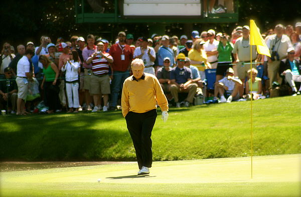 Jack Nicklaus at the 2006 par 3 contest