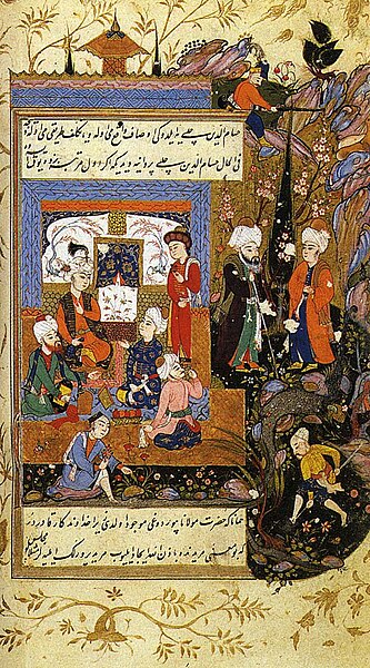 File:Jalal al-Din Rumi, Showing His Love for His Young Disciple Hussam al-Din Chelebi.jpg