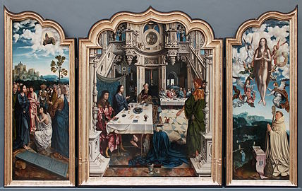 4. Triptyque de l'Abbaye de Dieleghem, Musées royaux de Beaux-Arts de Belgique.