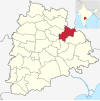 Jayashankar Bhupalpally à Telangana (Inde).svg