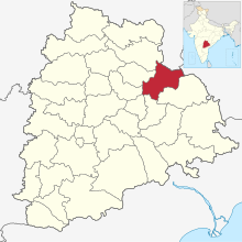 Jayashankar Bhupalpally in Telangana (India).svg