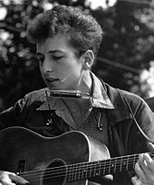 Bob Dylan performing
