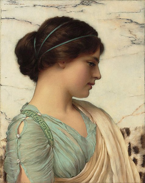 File:John William Godward - A Classical Beauty, 1909.jpg