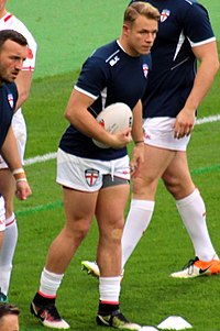 Lomax warming up for England in 2016 Jonny Lomax England.jpg