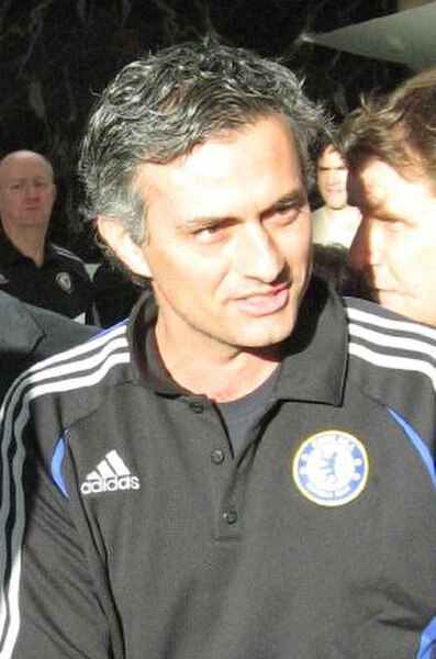 Mourinho with Chelsea in 2007