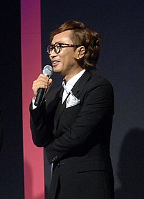 Jung Jae-hyung at the LG Optimus LTE showcase event, on October 10, 2011