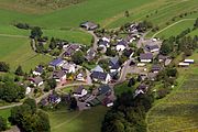 Deutsch: Luftbild von Kückelheim; Blick aus südlicher Richtung English: Aerial view of Kückelheim