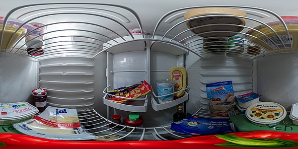 Kühlschrank 360° Ansicht