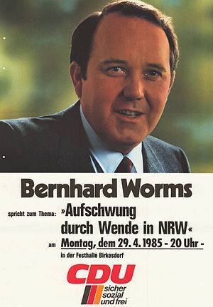 Bernhard Worms: Ausbildung und Beruf, Familie, Partei