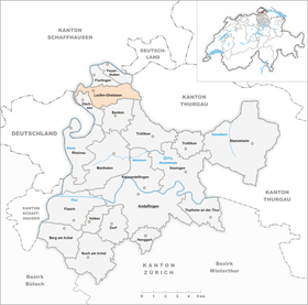 Karte von Laufen-Uhwiesen