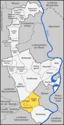 Verbandsgemeinde Dudenhofen – Mappa