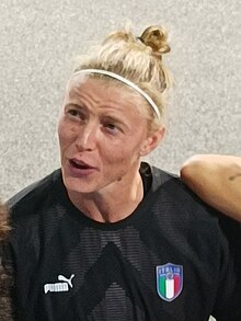 Katja Schroffenegger FIFA Women's World Cup Qualification Italy - Romania, 2022-09-06 (cropped).jpg