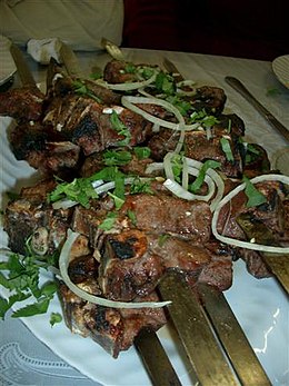 Khorovats is a favorite Armenian dish