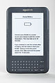 * Nomination Amazon Kindle 3 with error message "Empty Battery". This message is persistent, even when the battery is damaged or removed. --Cccefalon 07:10, 22 March 2015 (UTC) * Promotion Good quality. --Hubertl 09:37, 22 March 2015 (UTC)