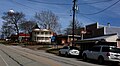 Knittel House (background) and Burton Cafe (foreground) in Burton Commercial Historic District.jpg