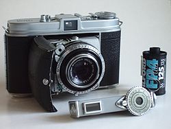 Фотоаппарат Kodak Retina 1b. Производился компаний Kodak AG — бывшей Nagel.
