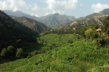 Korengal Valley in Kunar Province, Afghanistan