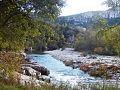 La rivière de la Beaume affluent de l'Ardèche , à Garel sur le territoire de la commune de Rosières.
