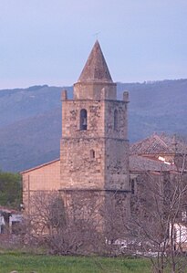 La Granja - church at sunset (13540601724) (cropped).jpg