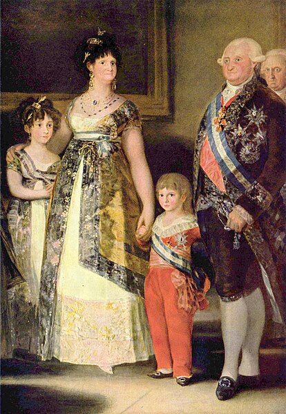 File:La familia de Carlos IV, Francisco de Goya (detail).jpg