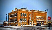 The Lancaster Municipal Building, April 2016 Lancaster, Wisconsin City Hall.jpg