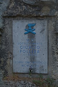 Plaque commémorative du sous-lieutenant Giogio Pollera.JPG