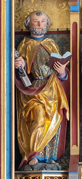 File:Lavant St. Peter und Paul Hochaltar Petrus 01.jpg