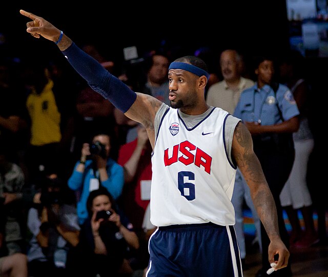 LeBron James assumed leadership of Team USA in 2012.