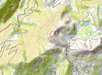 Carte topographique.