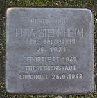 Lemgo - Stolperstein Lina Sternheim.jpg