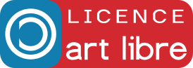 Logotipo de licença de arte gratuita