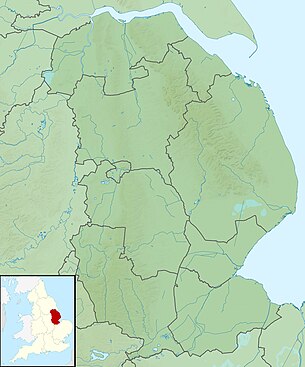 La bataille de Gainsborough est située dans le Lincolnshire