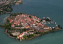 Hoy visible above the island of Lindau