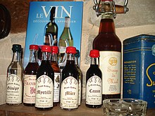 Liqueurs et crèmes de fruits de Barcelonnette.