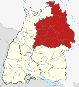 Distretto governativo di Stoccarda – Localizzazione