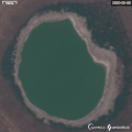 Lonar crater algae bloom