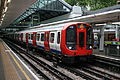 London Underground S7 Stock 21329 on District Line, Earl's Court (18280510331).jpg