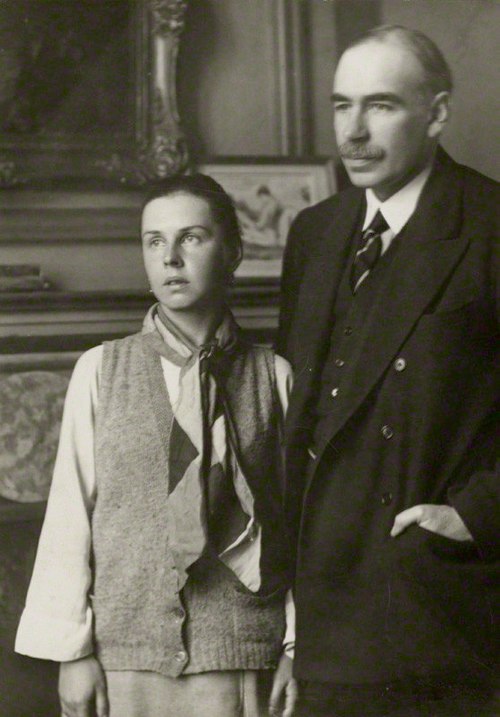 Lopokova with Keynes in the 1920s