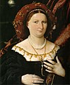 "Lucina Brembati portree" õli paneelil, umbes 1518