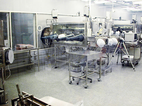 Processing facility in Lunar Sample Building at JSC