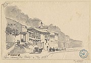 Chemin des Étroits, 1853
